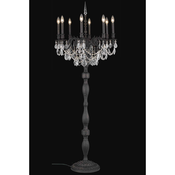 Rosdorf Park Plattsburg 8Light 62" Candelabra Floor Lamp Wayfair.ca